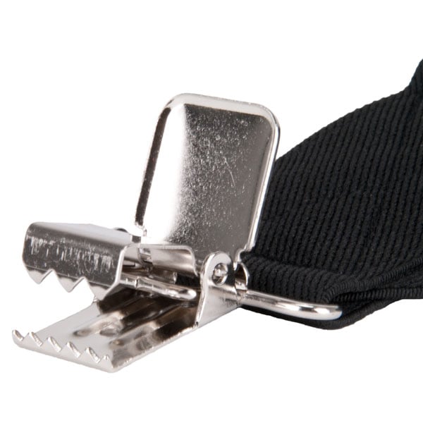 The HopSack Trucker Suspenders fasten with a Gator Clip