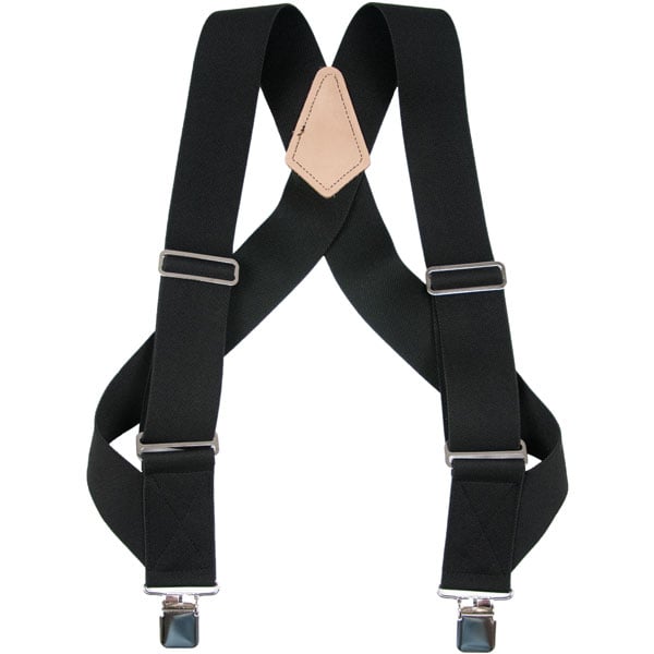 HopSack Trucker Suspenders, Black