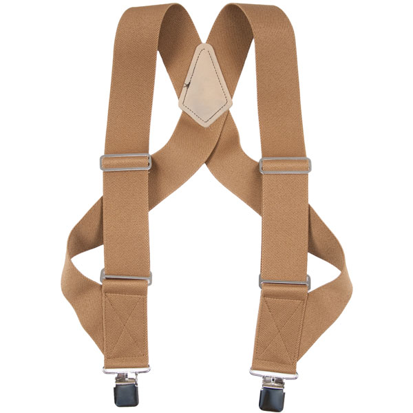 HopSack Trucker Suspenders, Tan