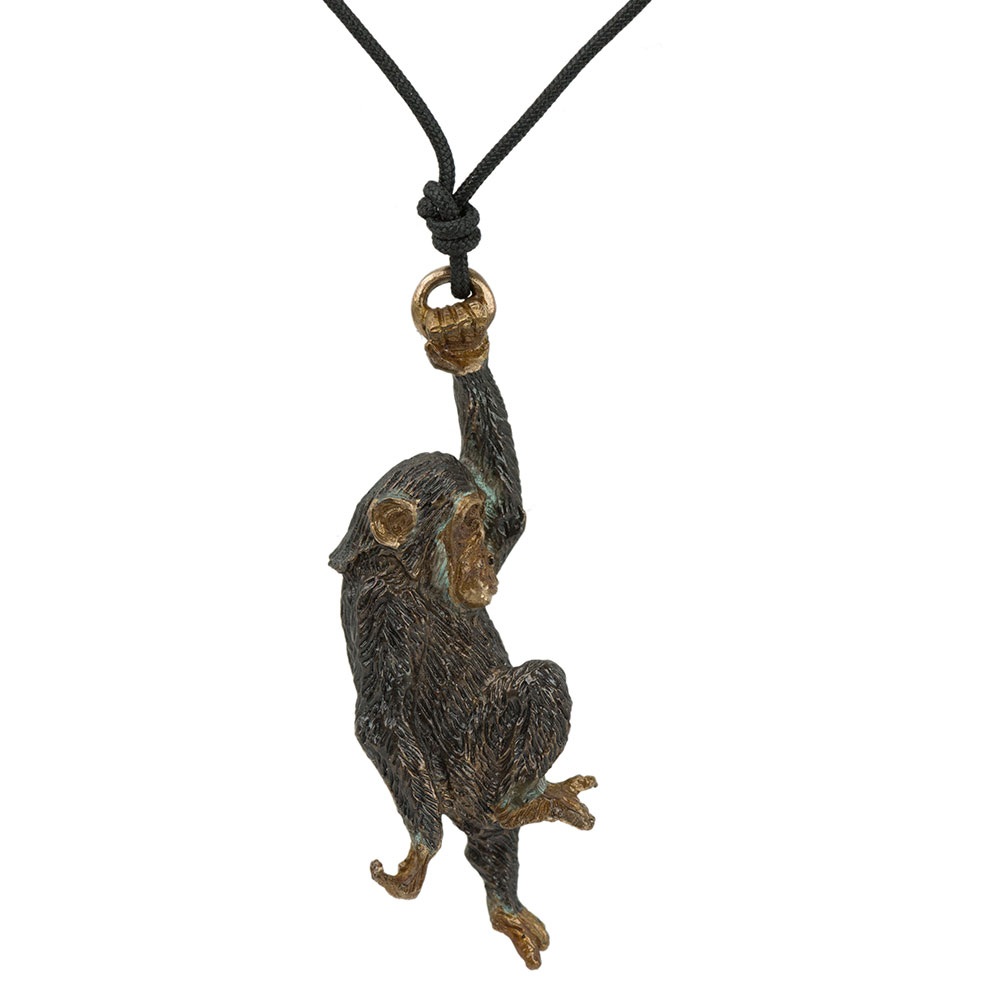 Swinging Chimp Pendant