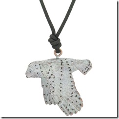 Snowy Owl Pendant with cord